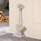 Cast Iron Rooster Door Stopper with Carrying Handle, Heavy Door Stop with Rod, 20 H…