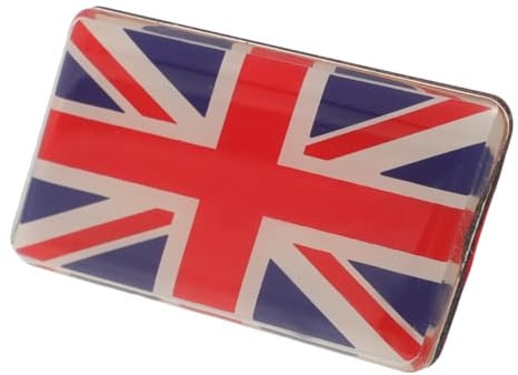 Mikinona Autocollant De Voiture Drapeau Britannique Autocollant De Coffre Drapeau Anglais Décorations De Véhicules En Métal Décalcomanie Pare-chocs 3d Alliage D'aluminium Japon