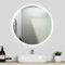 Acezanble Miroir Salle de Bain Rond 80cm avec Antibuée, Facile à Installer, avec des Boutons Tactiles Intelligents