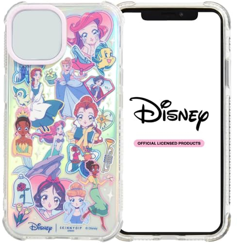 Skinnydip, Disney iPhone 14 Hülle – Niedliche Prinzessin Manga schützende, stoßfeste Handyhülle, schlanke und leichte, rutschfeste Hülle für Mädchen, hergestellt aus recyceltem Kunststoff