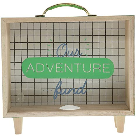 OATIPHO 1 Stück Karton Sparschwein Dekoration Grünes Transparentes Sparschwein Münzbank Aus Holz Tischdeko Hochzeitsdekoration Hölzern Holzkasten Indien Kiefernholz Urlaub