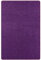 Teppich Boss - Design Kurzflor Teppich Nasty Uni einfarbig, Größe:80x150, Farbe:Lila
