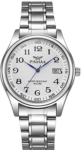 Montre à Quartz Analogique pour Femme Homme Couple avec Bracelet en Acier Inoxydable, Montre-Bracelet pour Femme, Montre Femme Pas Cher, Montre Pas Cher Fashion Mode Cadeau La FêTe des MèRes Business