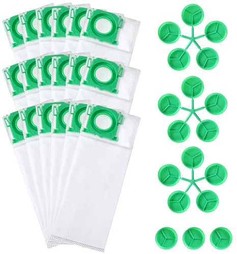 Tondiamo 18 Staubsaugerbeutel kompatibel mit Sebo K Serie Sebo x Serie X1 X2 X3 X4 X5 Extra Pet Xp2 Xp3 5093er Airbelt K Windsor Sensor X1 X2 X3 X4 X5