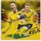 KANLIBAI Marco Reus Poster, 2 Poster, Kunstdruck, Wandgemälde, Leinwandposter, moderne Schlafzimmer-Dekoration, 40 x 40 cm