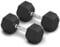 ZENO Dumbbells Set | Weights Dumbbells Set | Metal Dumbbell Pair | Hex Dumbbell For Workouts, Home Training, Gym | Anti Slip & Anti Roll Weights (Black, 8KG (2 X 4KG))