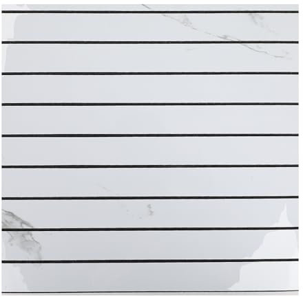 Wood Slats Wallpaper, Self Adhesive 3D Effect Natural Wooden Slat Panelled Wall Panels, 10PCS 40x40cm Peel and Stick Removable Waterproof Panels Wood Grating Contact Paper (White)