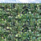 M-tec print® Sichtschutzstreifen bedruckt | Motiv: Lorbeerfrucht | 9er Pack | Premiumqualität für Doppelstabmattenzaun (Kirschlorbeer Hecken Optik)