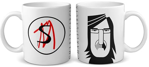 Charly Garcia - Argentinische Nationalstasse, Keramik, AAA+-Qualität, 325 ml, spülmaschinen- und mikrowellengeeignet, volle Farbe, Wir sind Sportivo Maglietta (TAZ2617)