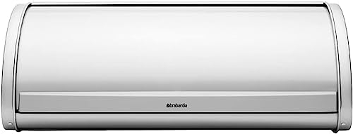 Brabantia Boîte à Pain Large - Métallique Gris - 40 x 20 x 10 cm