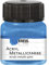 KREUL 77275 - Acryl Metallicfarbe, 20 ml Glas in blau, glamouröse Acrylfarbe mit Metalliceffekt auf Wasserbasis, cremig deckend, schnelltrocknend und wasserfest