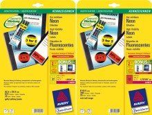 Avery Zweckform Etikett/L7670R-25 Ø 63,5mm neonrot rund Inh.300