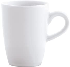 KAHLA 574732A90057C Pronto Espresso-Obertasse hoch 0,10 l | Weißer Espressobecher 100 ml aus Porzellan