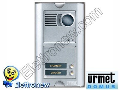 URMET - POSTO ESTERNO VIDEOCITOFONO 2 MODULI SINTHESI 2VOICE 1083/72