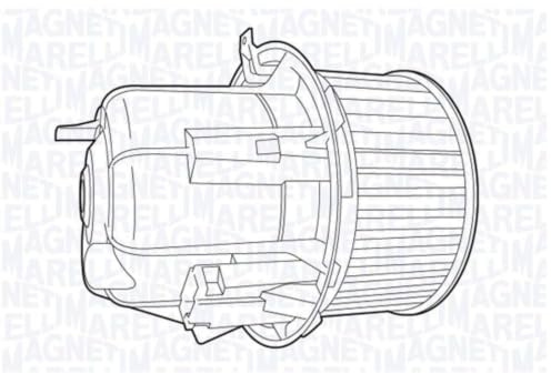MAGNETI MARELLI 069412704010 Gebläsemotor Innenraum Heizungsgebläse 12V Kompatibel mit CITROËN C3 I Schrägheck FC, FN 6441CR MTE704AX 069 41 270 401 0