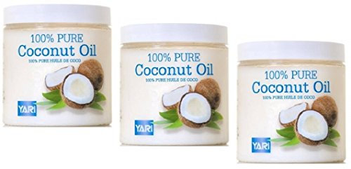 Yari - Olio di cocco puro al 100%, 3 confezioni da 500 ml