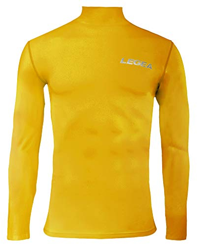 Legea Body 6 Dynamic Herren Unterhemd Langarm Stehkragen Herren XL gelb