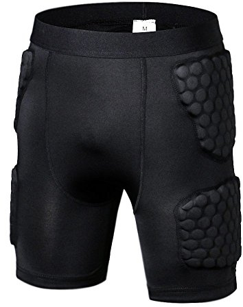 DGYAO ® Mens körper Safe Guard gepolstert - t - Shirt Short Rib brustschutz für Rugby Football oder Basketball spielenHockey