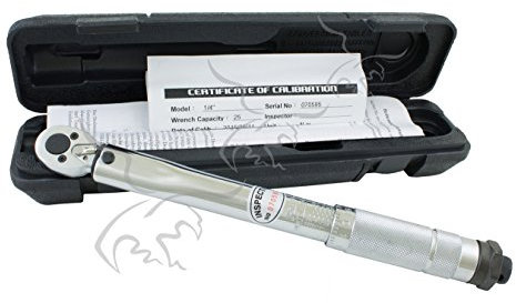 LLAVE DINAMOMÉTRICA DE 5 a 25 Nm 1/4 con certificado de calibración