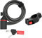 Zefal K-Traz C6 Anti-Theft Bike Cable Lock with Frame Mounted Holder, Black, 180 cm