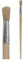 ProDec Round Industrial Fitch Brush No. 10 (13mm diameter) for Precise Paint Application Ideal for Detail Work, Touch Up, Window Frames, Edges, Corners, Narrow Areas with All Types of Paint