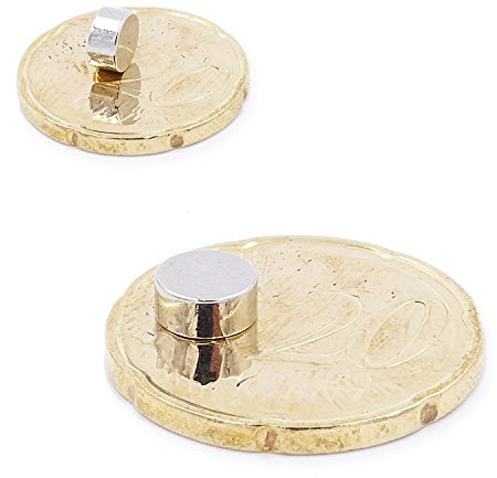 Brudazon | 25 Mini Scheiben-Magnete 6x3mm | N52 stärkste Stufe - Neodym-Magnete ultrastark | Power-Magnet für Modellbau, Foto, Whiteboard, Pinnwand, Kühlschrank, Basteln | Magnetscheibe extra stark