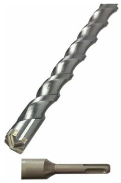 SDS PLUS Steinbohrer 4 Schneiden Hammerbohrer Betonbohrer Kreuzschneide (160 x 5 mm, 5 Stück)