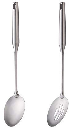 BUY&USE 5 Piece 18 10 Acero inoxidable utensilios de cocina