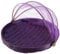 GURU SHOP Fliegenschutz Obstkorb - Lila, Violett, Größe: 35 cm Ø, Küchenaccessoires, Sonstiges