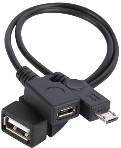 OTG Power Cable for Firestick 4K/4K Max/Lite/Cube/2nd Gen - High-Speed USB Host Adapter, 6-Inch
