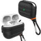 HALLEAST Für Airpods Pro 2 Case【wasserdichte】 Hülle Unterstützt drahtloses Aufladen,Silikon Wasserdicht Schutzhülle Cover Kompatibel mit Apple Airpods Pro 2 2022/Airpods Pro 2019, schwarz