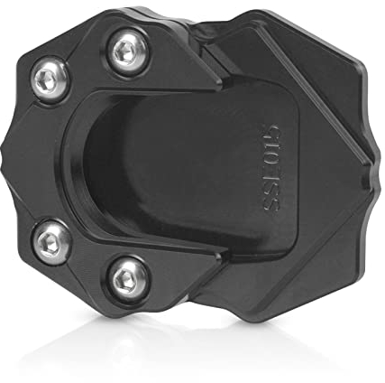 MZ-STORE Motorrad CNC Aluminium Seitenständer Vergrößerung Seitenständer Platte für GTS GTV 250 300 2013-2023-Schwarz
