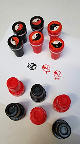 Schnooridoo 12 Piraten Stempel Seeräuber Piratenparty Mitgebsel Kindergeburtstag Büro Schule Giveaway Tombola