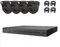 HILOOK 5MP CCTV SYSTEM 4CH DVR (DVR-204Q-K1) HD DOME 4X CAMERAS GREY HOME OUTDOOR KIT (1TB SURVEILLANCE HDD)