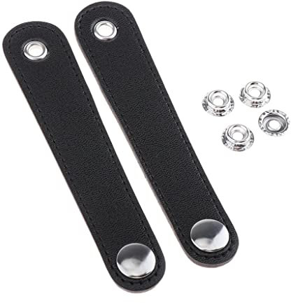 Sharplace Balghalter Riemen Akkordeon Balg Ersatzteile Riemen, Schwarz, Mittenabstand 10,8 cm