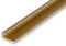 (9,04EUR/m) Einschubprofil von 7-9 mm Belagstärke 1500 mm lang goldfarben Abschlussprofil für Hartböden U-Profil