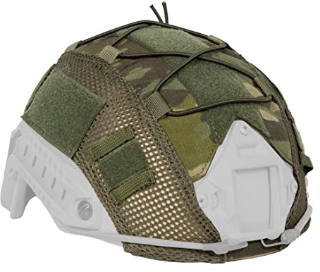 OneTigris Taktischer Airsoft‑Helmüberzug mit Gratis‑Patch, 500D Cordura Abdeckung für Ops‑Core PJ (M/L) & Bump‑Helm (L/XL) – ohne Helm