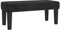 vidaXL Sitzbank Polsterbank Bank Flurbank Bettbank Betthocker Garderobenbank Schlafzimmer Wohnzimmer Eingangsbereich Flur Schwarz 70x30x30cm Samt