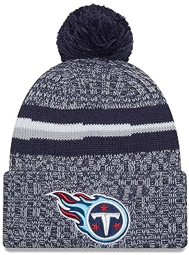 New Era Tennessee Titans NFL 2023 Sideline Sport Knit OTC Blue Beanie - One-Size
