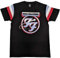 FOO Fighters Ringer T Shirt Comet Tricolour Logo Nue offiziell Unisex Schwarz M