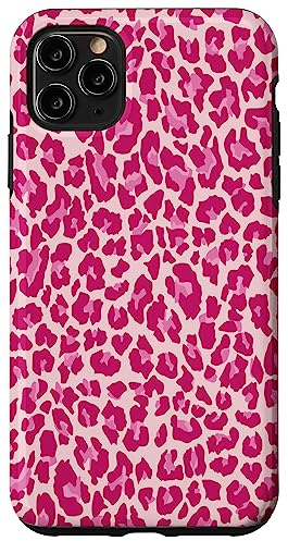 Pink Leopard Cheetah Print Phone Case Animal For Women Cute Case for iPhone 11 Pro Max