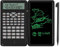 Calculadora CientíFica con Tableta Escritura Borrable Calculadora Financiera Digital Pantalla LCD 2 LíNeas 240 Funciones Tapa Abatible con BateríA Oficina Escuela Secundaria