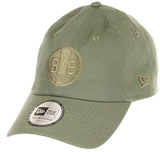 New Era BVB 09 Borussia Dortmund Olivgrün Verstellbare 9Twenty Casual Classic Cap - One-Size