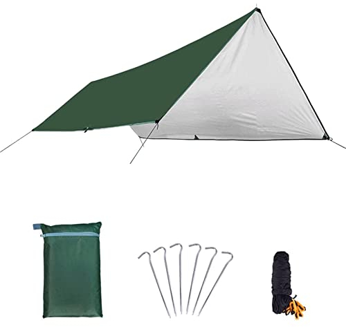Campingzelt 3x4m Markise wasserdichte Plane Zelt Schatten Ultraleicht Garten Baldachin Schatten Outdoor Camping Hängematte Regenplane Strand Markise (Farbe: 2, Größe