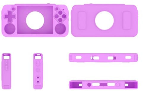 Geeignet für Anbernic RG35XX H Open Source Handheld Spielkonsole Silikon Schutz Lagerung Kollision S8E1 Fall Cover