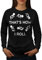 Wellcoda Das ist Wie ICH Rollen Stock Figur Humor Sweatshirt für Damen Schwarz 2XL