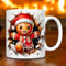 Weihnachts-Lebkuchenmann-Tasse Aus Keramik, Weihnachts-Lebkuchen-Kaffeetasse, Teetasse, Cartoon-Design, Süße Lebkuchenmann-Tasse Aus Keramik, Lebkuchenmann-Tasse Für Tee/Kaffee/heiße Schokolade