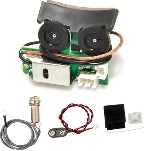 Acoustic Guitar Pickup Kits Guitar Pickup System Nail Pickup DIY Guitar Preamp EQ Equalizer Compatible For VT1 Classical Ukulele Acoustic Guitar