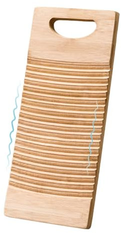 Xujuika Tabla Lavanderia - Tablero De Lavado | Tabla De Madera Para Lavar Ropa | Tabla De Lavar Ropa A Mano Madera | Tabla De Lavado A Mano | Tabla De Lavado Madera Para Lavar La Ropa