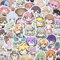 54 Projects Sekais Aufkleber, Sekais Rui Figur Vinyl Wasserdichte DIY Stickers Für Wasserflasche Scrapbook Skateboard, Game Anime Colorful Sekais Rui Project Merch